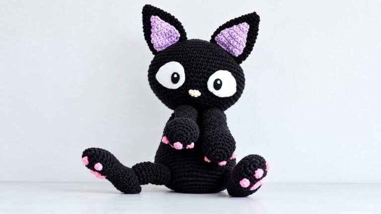 Free Crochet Black Cat Pattern Amigurumi
